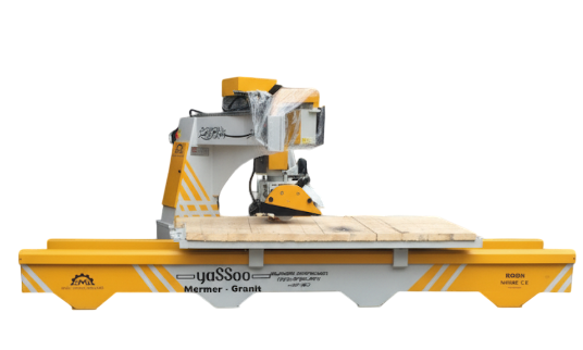 Tam Otomatik 45-90 Dereceli Kapalı Ray Mermer & Granit Kesme Makinası